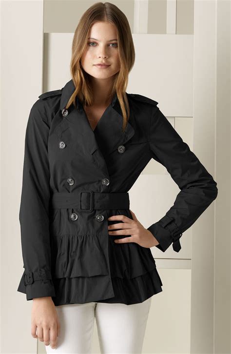 burberry trench coat ruffle bottom|Burberry trench coats outlet store.